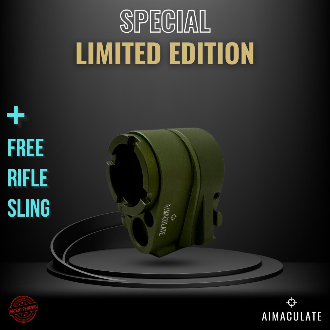 Army Green Special Limited Edition Aimaculate™ Folding Stock Adapter