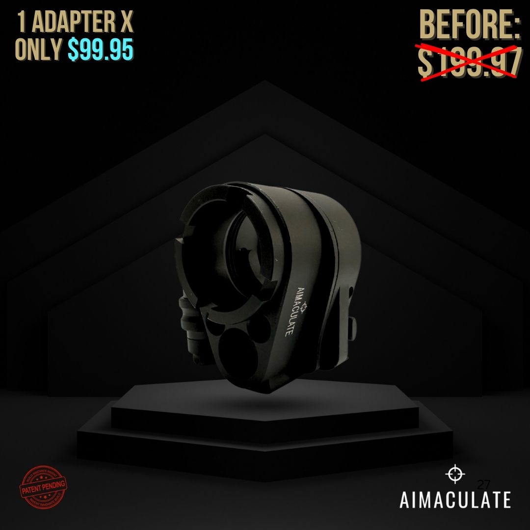 Aimaculate™ Folding Stock Adapter $99.95 Limited Time Offer