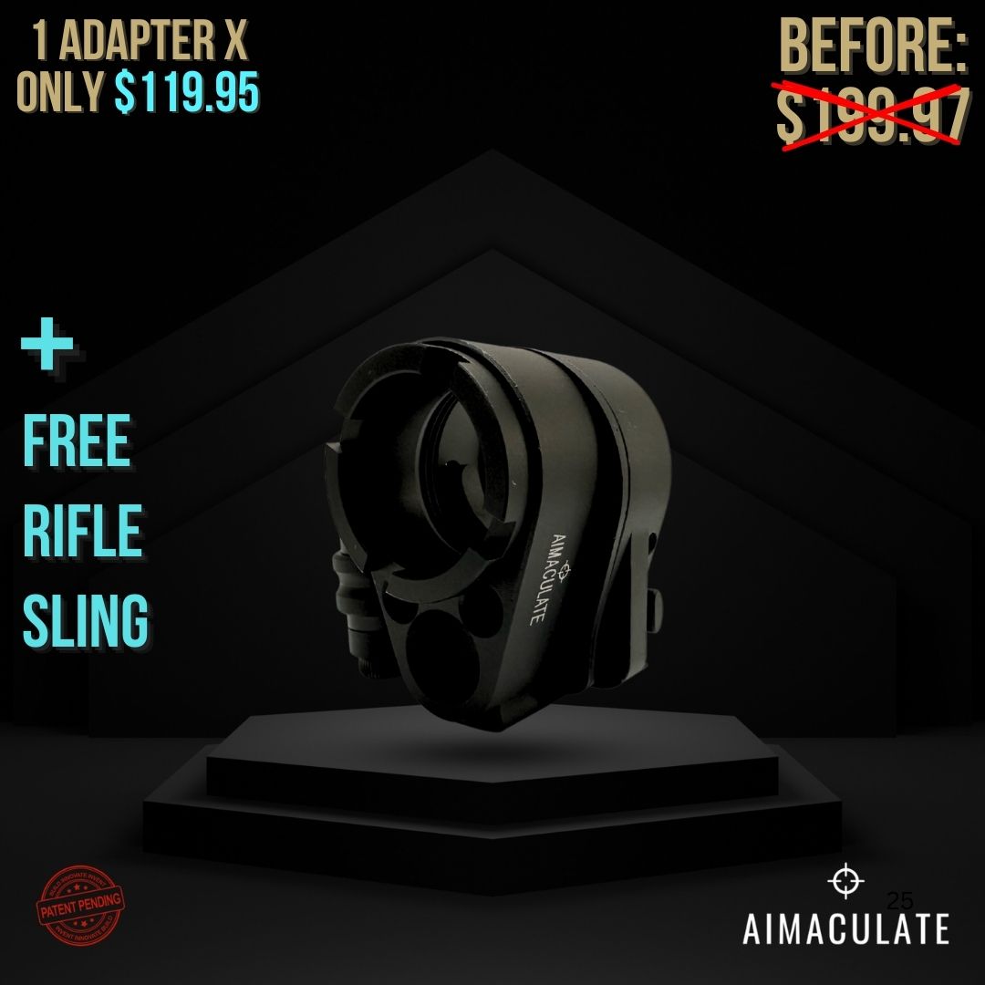 Aimaculate™ Folding Stock Adapter $119 Limited Time Offer