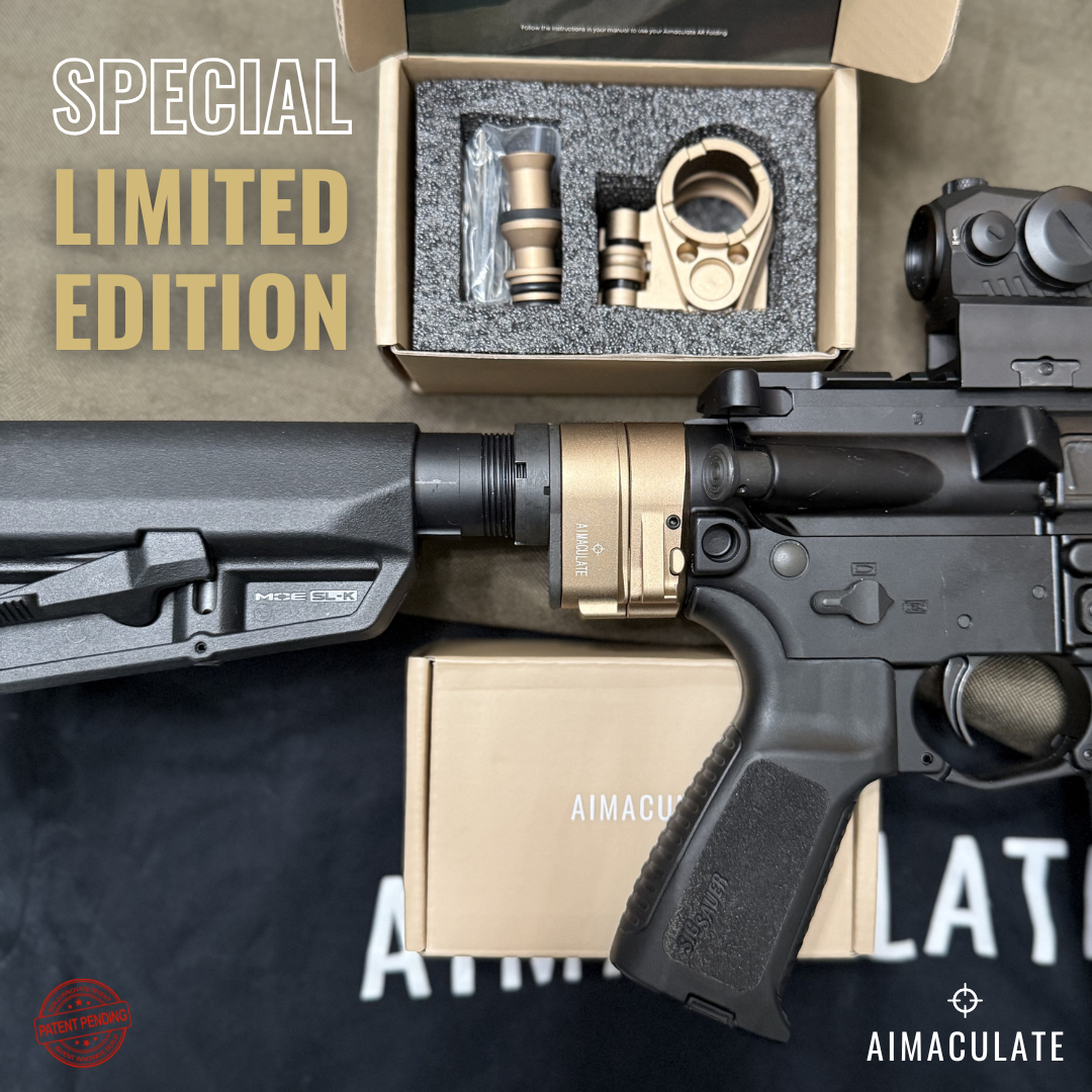Rose Gold Buy 2, Get 1 More Free - Aimaculate™ Folding Stock Adapters (X3)