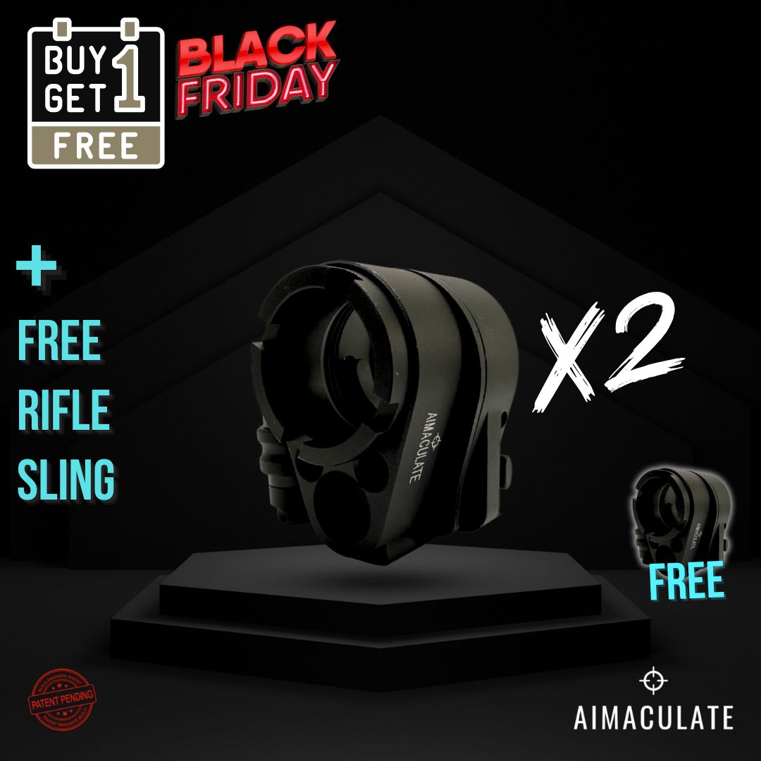 BOGO Aimaculate™ Folding Stock Adapter (X2) - Buy 1 Get 1 Free!
