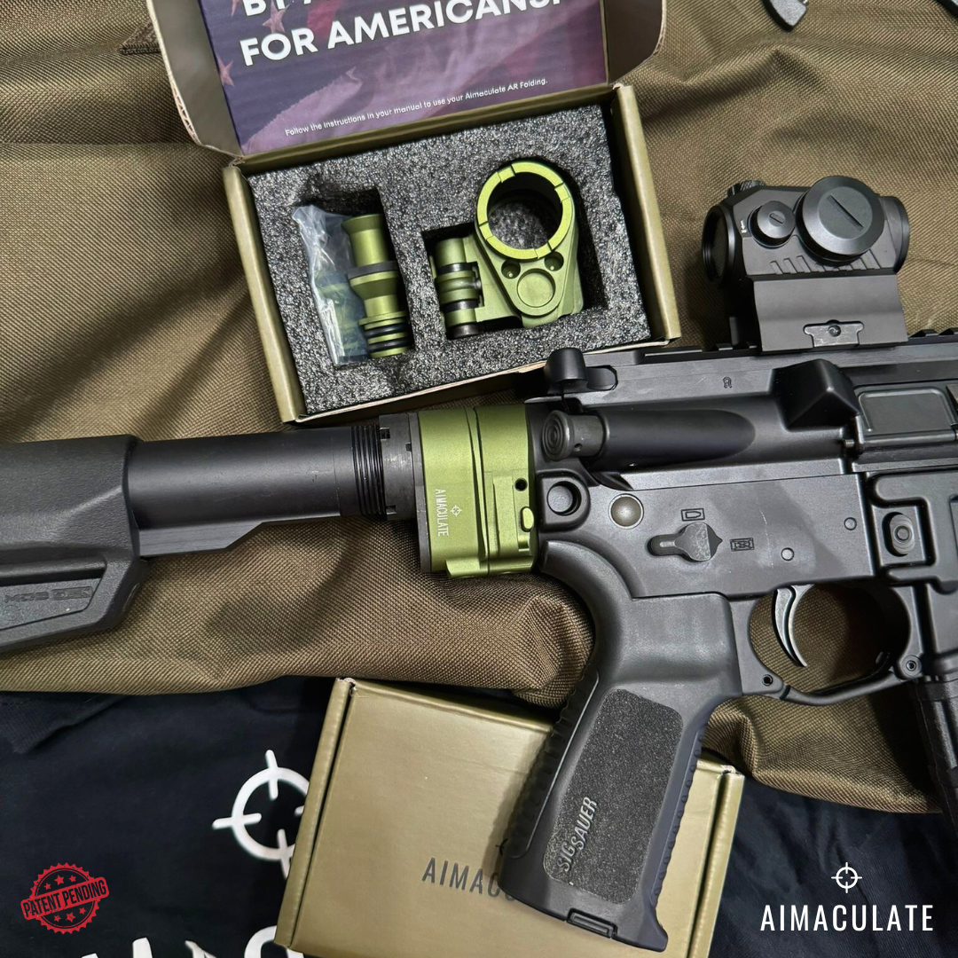 Army Green Buy 2, Get 1 More Free - Aimaculate™ Folding Stock Adapters (X3)