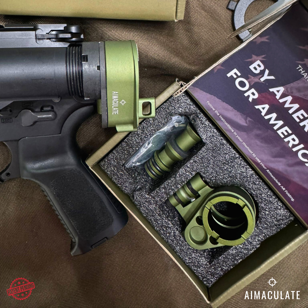 Army Green Buy 2, Get 1 More Free - Aimaculate™ Folding Stock Adapters (X3)
