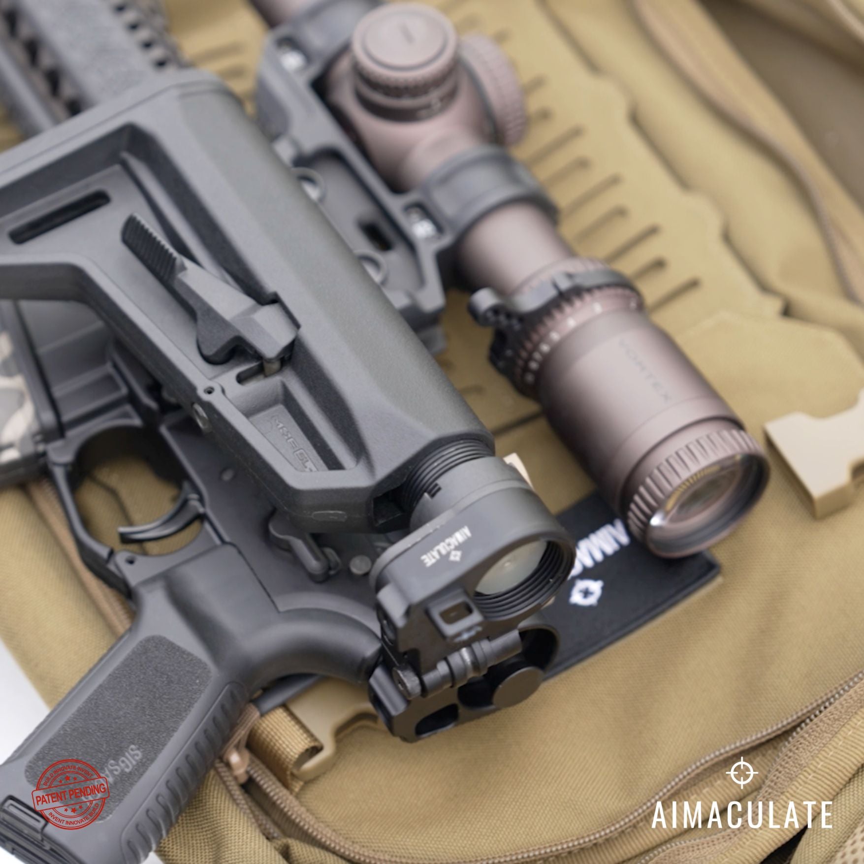 Aimaculate™ Folding Stock Adapter $64.95 Limited Time Offer.