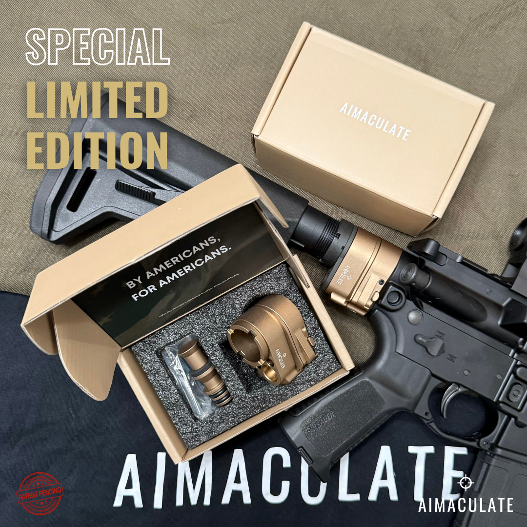 4-PACK of Rose Gold Special Limited Edition Aimaculate™ Folding Stock Adapter