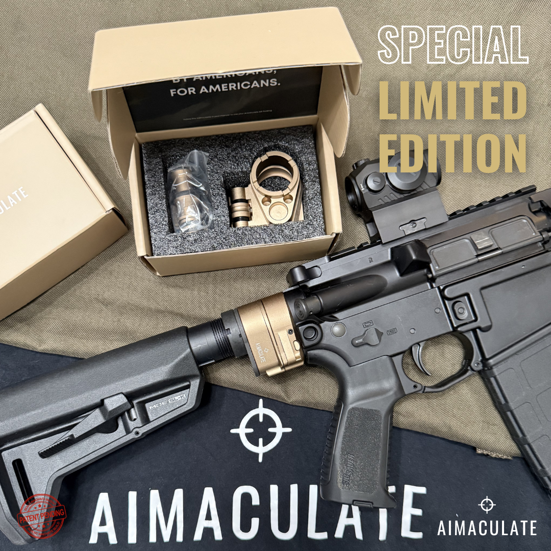 4-PACK of Rose Gold Special Limited Edition Aimaculate™ Folding Stock Adapter