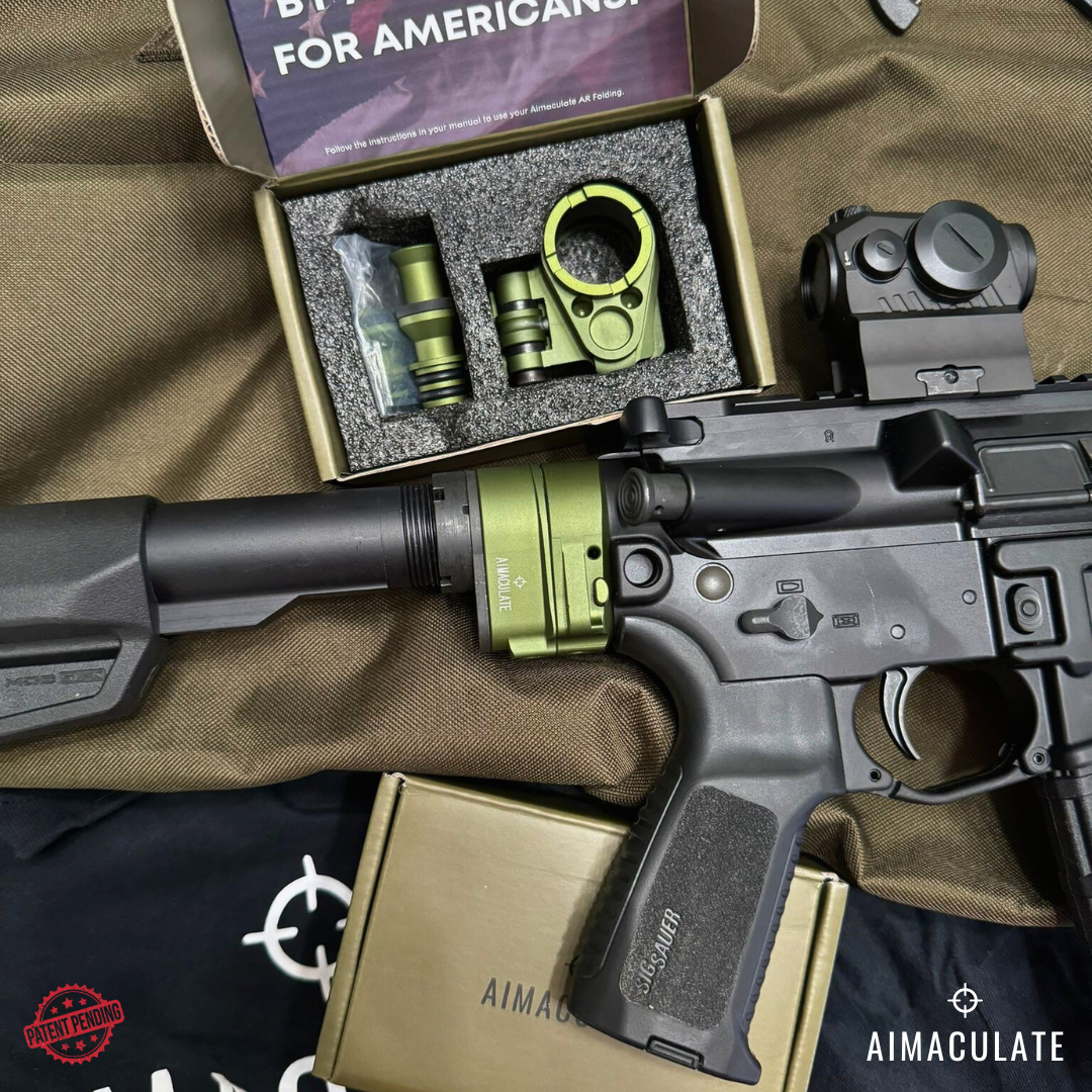 Army Green Special Limited Edition Aimaculate™ Folding Stock Adapter